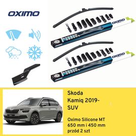 Wycieraczki OXIMO Silicone Edition MT do Skoda Kamiq NW4 (2019-) 650 mm i 450 mm 
