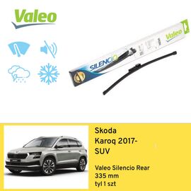 Wycieraczka na tył do Skoda Karoq SUV (2017-) Valeo Silencio Rear 