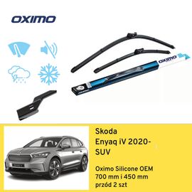 Wycieraczki OXIMO Silicone Edition OEM do Skoda Enyaq iV (2020-) 700 mm i 450 mm 