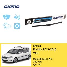 Wycieraczka na tył do Skoda Roomster hatchback (2013-2015) Oximo Silicone WR 