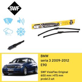 Wycieraczki przód do BMW seria 3 E90 (2009-2012) SWF VisioFlex Original 