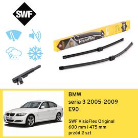 Wycieraczki przód do BMW seria 3 E90 (2005-2009) SWF VisioFlex Original 