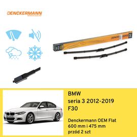 Wycieraczki przód do BMW seria 3 F30 (2012-2019) Denckermann OEM Flat 