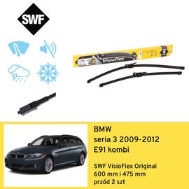 Wycieraczki przód do BMW seria 3 E91 kombi (2009-2012) SWF VisioFlex Original 