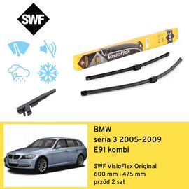 Wycieraczki przód do BMW seria 3 E91 kombi (2005-2009) SWF VisioFlex Original 