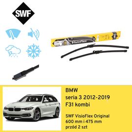 Wycieraczki przód do BMW seria 3 F31 kombi (2012-2019) SWF VisioFlex Original 
