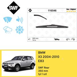 Wycieraczka na tył do BMW X3 E83 (2004-2010) SWF Rear 