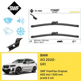 Wycieraczki przód do BMW iX3 G01 (2020-) SWF VisioFlex Original 