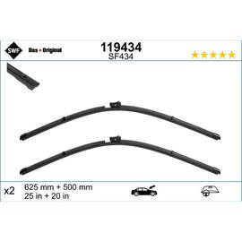 Wycieraczki SWF VisioFlex Original do Audi A6 Avant C8 with built-in washer (2018-) 625 mm i 500 mm 