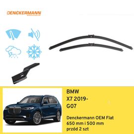 Wycieraczki przód do BMW X7 G07 (2019-) Denckermann OEM Flat 