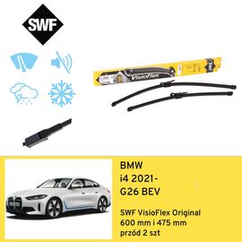 Wycieraczki przód do BMW i4 G26 BEV (2021-) SWF VisioFlex Original 