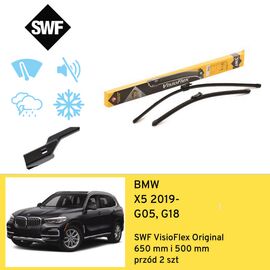 Wycieraczki przód do BMW X5 G05, G18 (2019-) SWF VisioFlex Original 