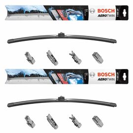 Wycieraczki BOSCH AeroTwin Plus do VW Caddy 3 SA facelift 06.2017-2021 1 rear door, slim push button wiper arm, plastic rear wiper (2017-2021) 600 mm i 450 mm 