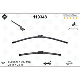 Wycieraczki SWF VisioFlex Original do Mercedes E-Class 4 W212 facelift 03.2014-12.2016 push button wiper arm (2014-2016) 600 mm i 600 mm 