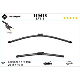 Wycieraczki SWF VisioFlex Original do Volvo C70 2 cabrio (2006-2017) 650 mm i 475 mm 