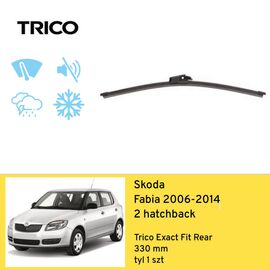 Wycieraczka na tył do Skoda Fabia 2 hatchback (2006-2014) Trico Exact Fit Rear 