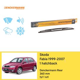Wycieraczka na tył do Skoda Fabia 1 hatchback (1999-2007) Denckermann Rear 