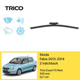 Wycieraczka na tył do Skoda Fabia 2 hatchback (2013-2014) Trico Exact Fit Rear 