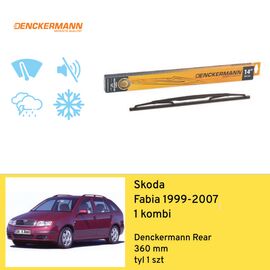Wycieraczka na tył do Skoda Fabia 1 kombi (1999-2007) Denckermann Rear 