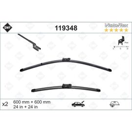 Wycieraczki SWF VisioFlex Original do Mercedes E-Class 4 T-Model S212 02.2014-08.2016 facelift push button wiper arm (2014-2016) 600 mm i 600 mm 