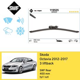 Wycieraczka na tył do Skoda Octavia 3 liftback (2012-2017) SWF Rear 