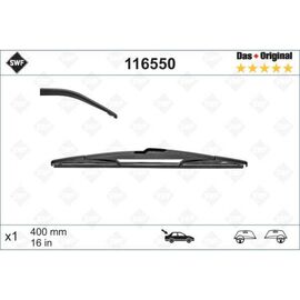 Wycieraczki SWF Rear do Renault Clio 1 facelift, plastic rear wiper (1994-1998) 400 mm 