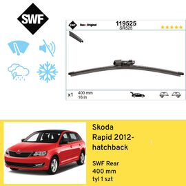 Wycieraczka na tył do Skoda Rapid hatchback (2012-) SWF Rear 
