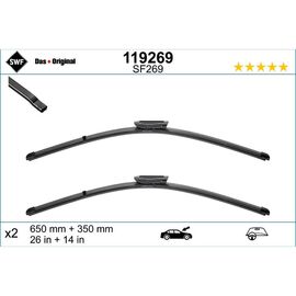 Wycieraczki SWF VisioFlex Original do Renault Clio 4 BH (2012-2019) 650 mm i 350 mm 