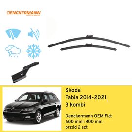 Wycieraczki przód do Skoda Fabia 3 kombi (2014-2021) Denckermann OEM Flat 