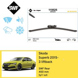 Wycieraczka na tył do Skoda Superb 3 liftback (2015-) SWF Rear 