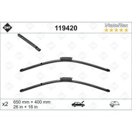 Wycieraczki SWF VisioFlex Original do Citroen C3 A51 (2009-2016) 650 mm i 400 mm 