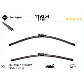 Wycieraczki SWF VisioFlex Original do Mercedes C class T-Modell S205 12.2013-10.2014 wagon pinch tab wiper arm (2014-2014) 550 mm i 550 mm 