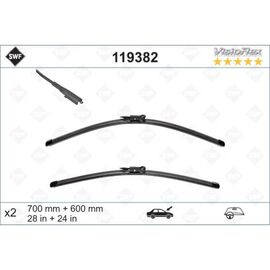 Wycieraczki SWF VisioFlex Original do Citroen C4 B5, LA coupe 3 doors (2004-2010) 700 mm i 600 mm 