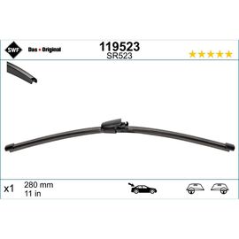 Wycieraczki SWF Rear do VW Passat B7 Variant wagon 07.2011-12.2014 slim push button wiper arm (2011-2014) 280 mm 