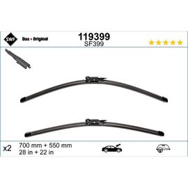 Wycieraczki SWF VisioFlex Original do Opel Zafira B 2 (2005-2014) 700 mm i 550 mm 