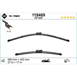 Wycieraczki SWF VisioFlex Original do Opel Grandland X (2017-2021) 680 mm i 430 mm 