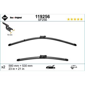 Wycieraczki SWF VisioFlex Original do Toyota Supra 5 J29, DB, A90 (2018-) 580 mm i 530 mm 