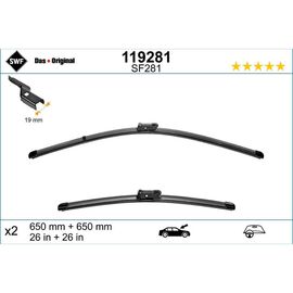 Wycieraczki SWF VisioFlex Original do Chevrolet Bolt EV (2016-2021) 650 mm i 650 mm 