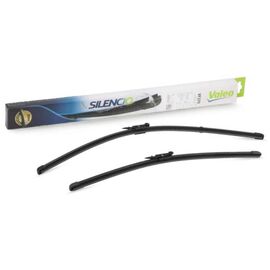 Wycieraczki VALEO Silencio Flat do Audi A3 8P1, 8PA facelift 12.2004-03.2013 pinch tab wiper arm (2004-2012) 600 mm i 475 mm 