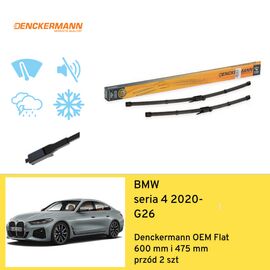 Wycieraczki przód do BMW seria 4 G26 (2020-) Denckermann OEM Flat 