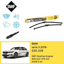 Wycieraczki przód do BMW seria 3 G20, G28 (2018-) SWF VisioFlex Original 