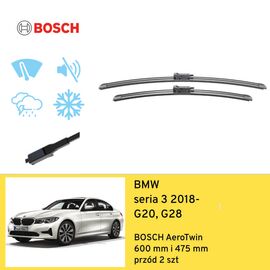 Wycieraczki przód do BMW seria 3 G20, G28 (2018-) BOSCH AeroTwin 