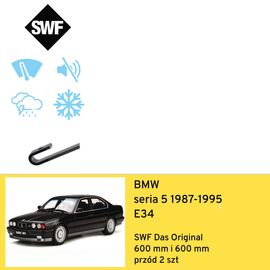 Wycieraczki przód do BMW seria 5 E34 (1987-1995) SWF Das Original 