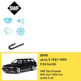 Wycieraczki przód do BMW seria 5 E34 kombi (1987-1995) SWF Das Original 