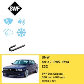 Wycieraczki przód do BMW seria 7 E32 (1985-1994) SWF Das Original 