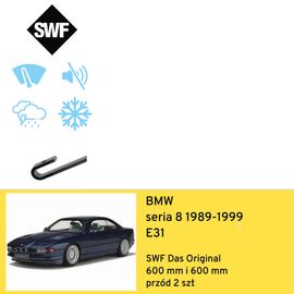 Wycieraczki przód do BMW seria 8 E31 (1989-1999) SWF Das Original 