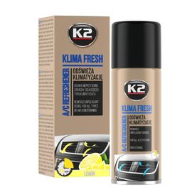 K2 KLIMA FRESH LEMON 150ml – Odświeżacz klimatyzacji samochodowej | K222 