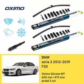 Wycieraczki przód do BMW seria 3 F30 (2012-2019) Oximo Silicone MT 