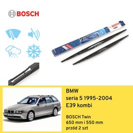 Wycieraczki przód do BMW seria 5 E39 kombi (1995-2004) BOSCH Twin 