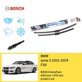 Wycieraczki przód do BMW seria 3 F30 (2012-2019) BOSCH AeroTwin 